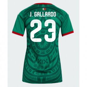 Mexiko Jesus Gallardo #23 Hemmatröja Dam VM 2026 Kortärmad